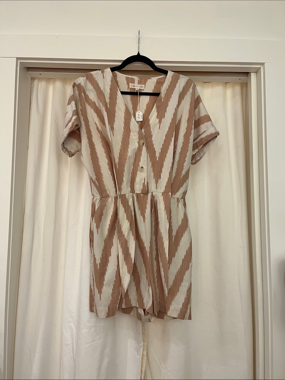 Label inside women's top